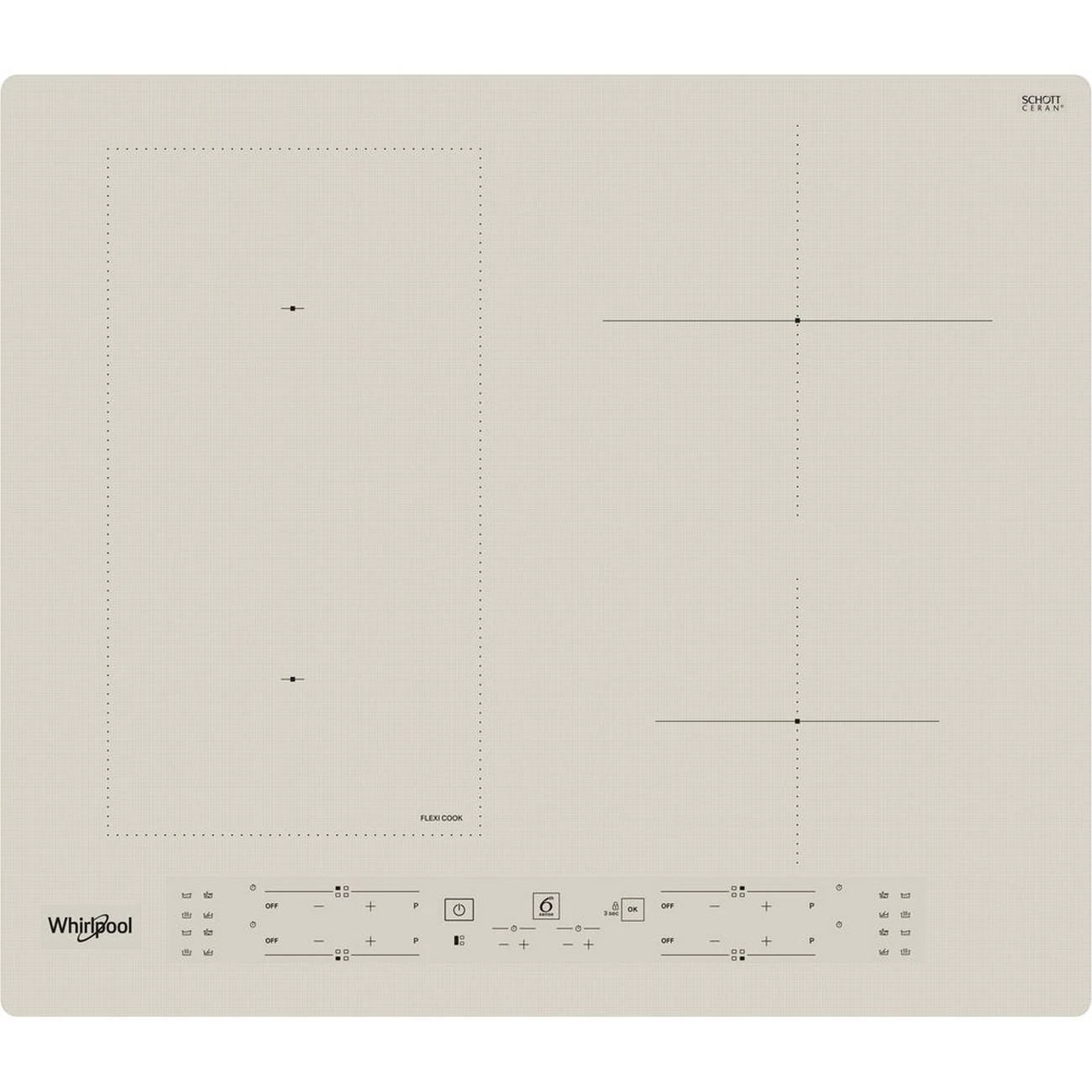 Indukcinė kaitlentė Whirlpool WL B6860 NE/S
