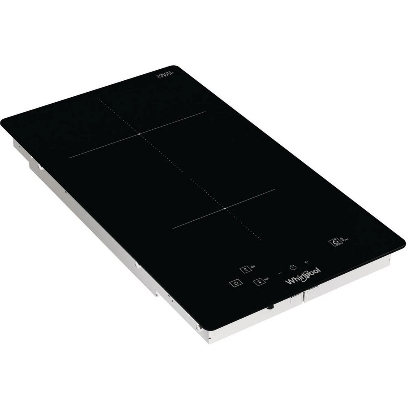 Kaitlentė Whirlpool WS Q0530 NE viryklė Juoda Įmontuoti 28 cm Indukcinė viryklė, padalyta į sritis 2 zone(s)
