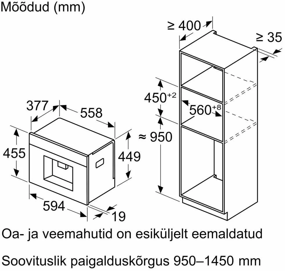 Įmontuojamas kavos aparatas Bosch CTL7181B0