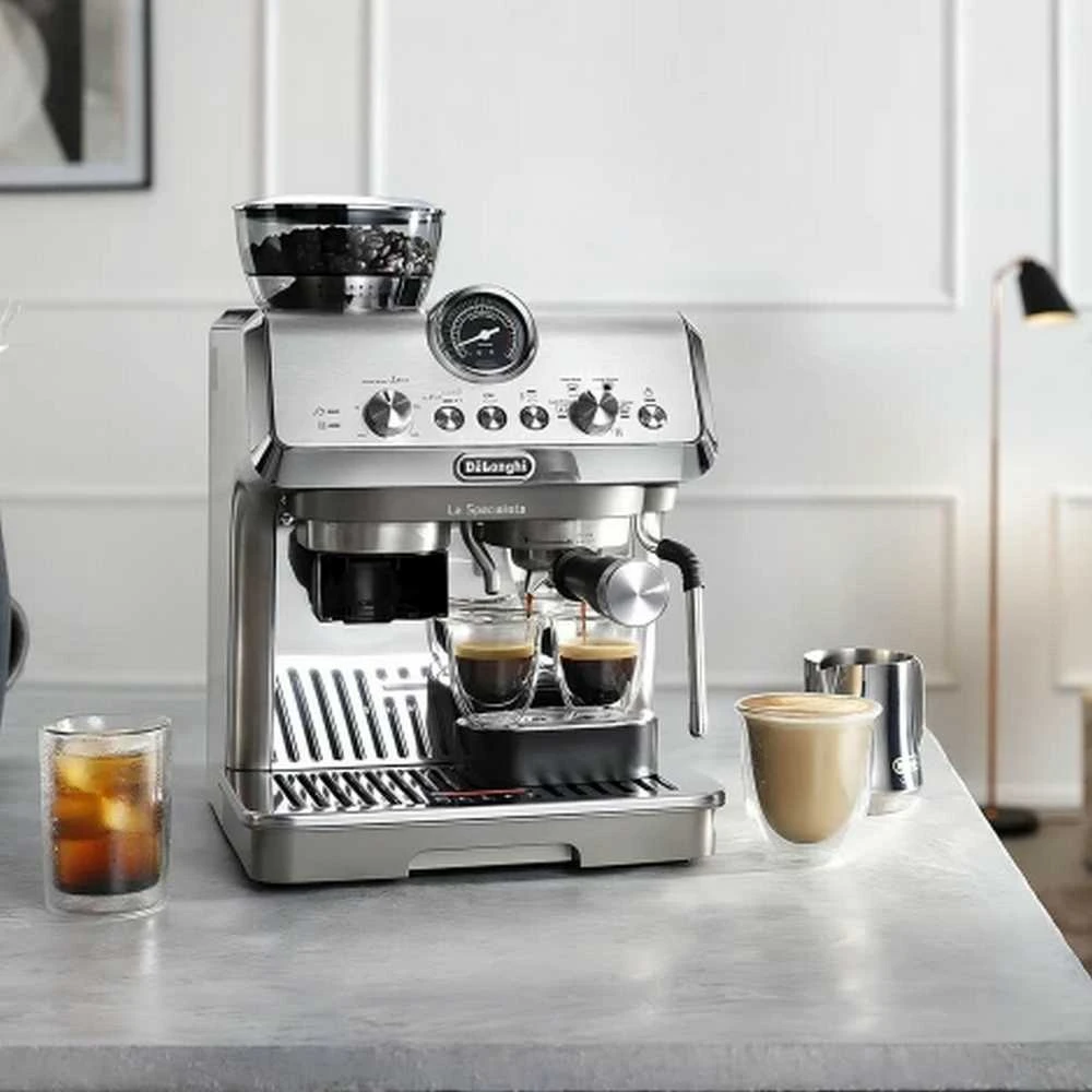 Kavos aparatas Delonghi | | La Specialista Arte Evo EC9255.M | Slėgis 15 bar | Su pieno plakikliu | Manual | Sidabrinis