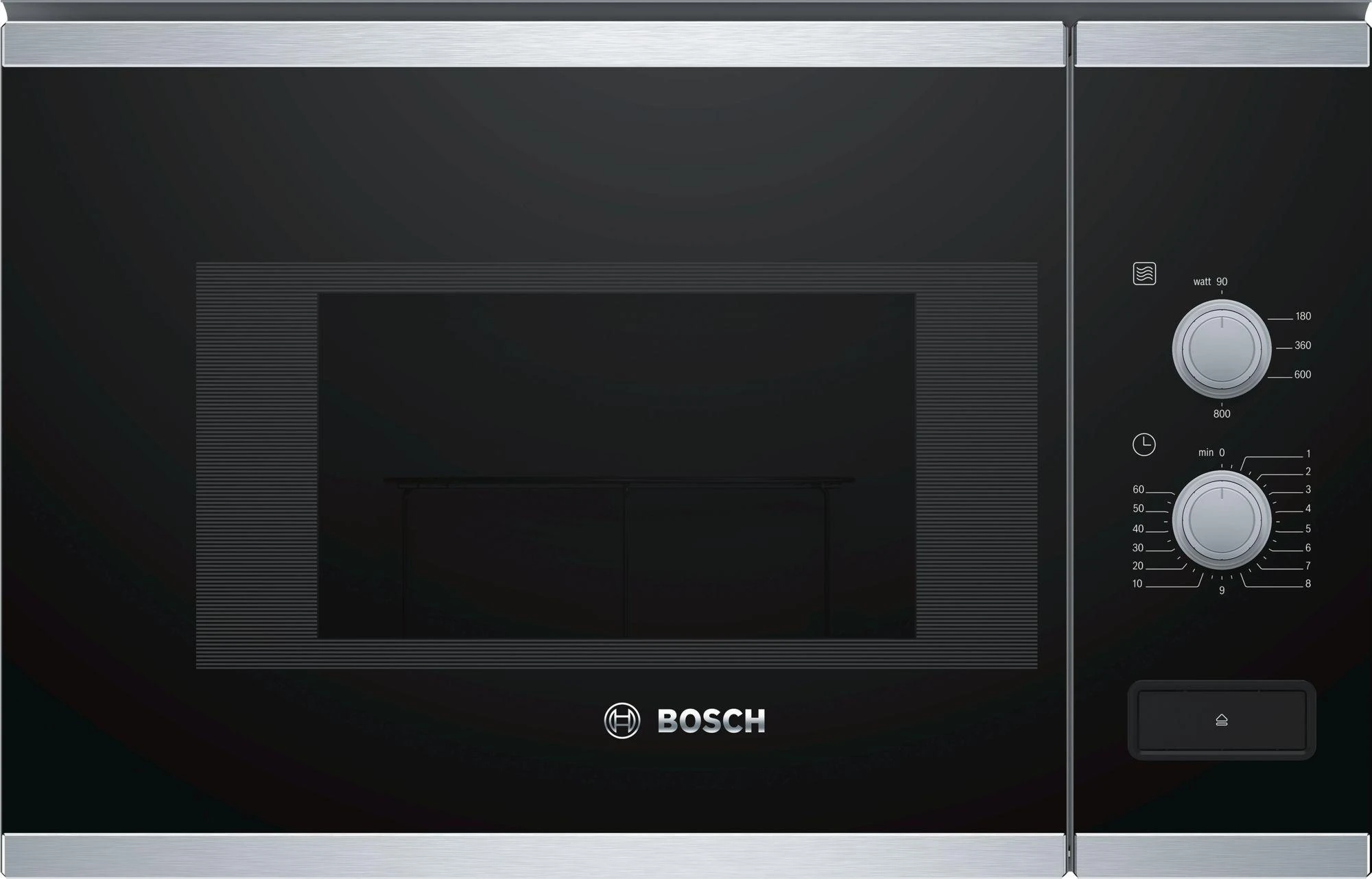 Bosch BFL520MS0 Serija 4, Įmontuojamoji mikrobangų krosnelė, Nerūdijančio plieno