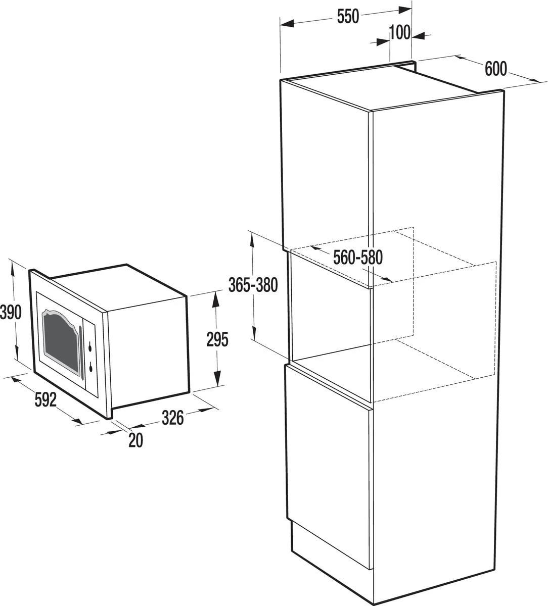 Mikrobangų krosnelė Gorenje BM235CLI