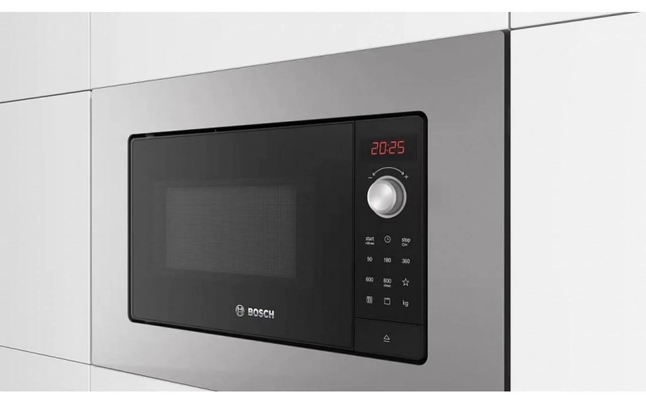 Bosch BFL623MS3 Serija 2, Įmontuojamoji mikrobangų krosnelė, Nerūdijančio plieno