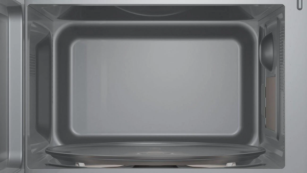 Bosch FFL023MS2 Serija 2, Laisvai statoma mikrobangų krosnelė, 44 x 26 cm, Nerūdijančio plieno