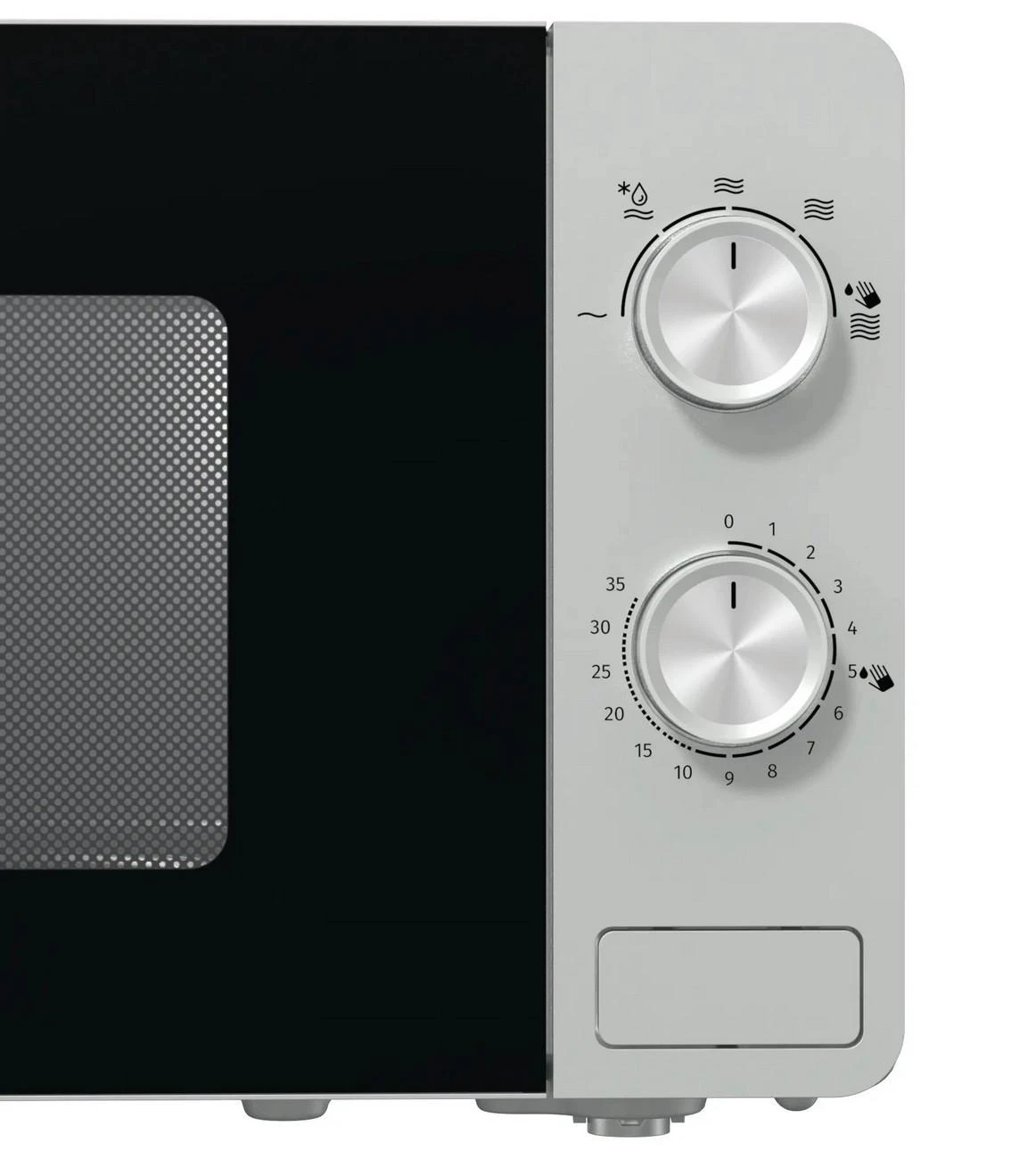 Mikrobangų krosnelė Gorenje | Microwave orkaitė | MO17E1S | Free standing | 17 L | 700 W | Sidabrinis