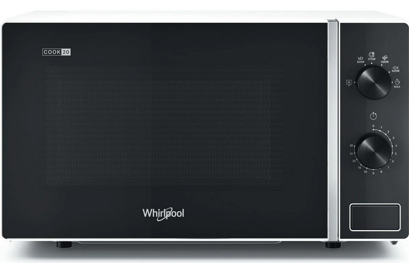 Viryklė mikrobangų krosnelė Whirlpool MWP 101 W (700W, 20l, baltos spalvos)