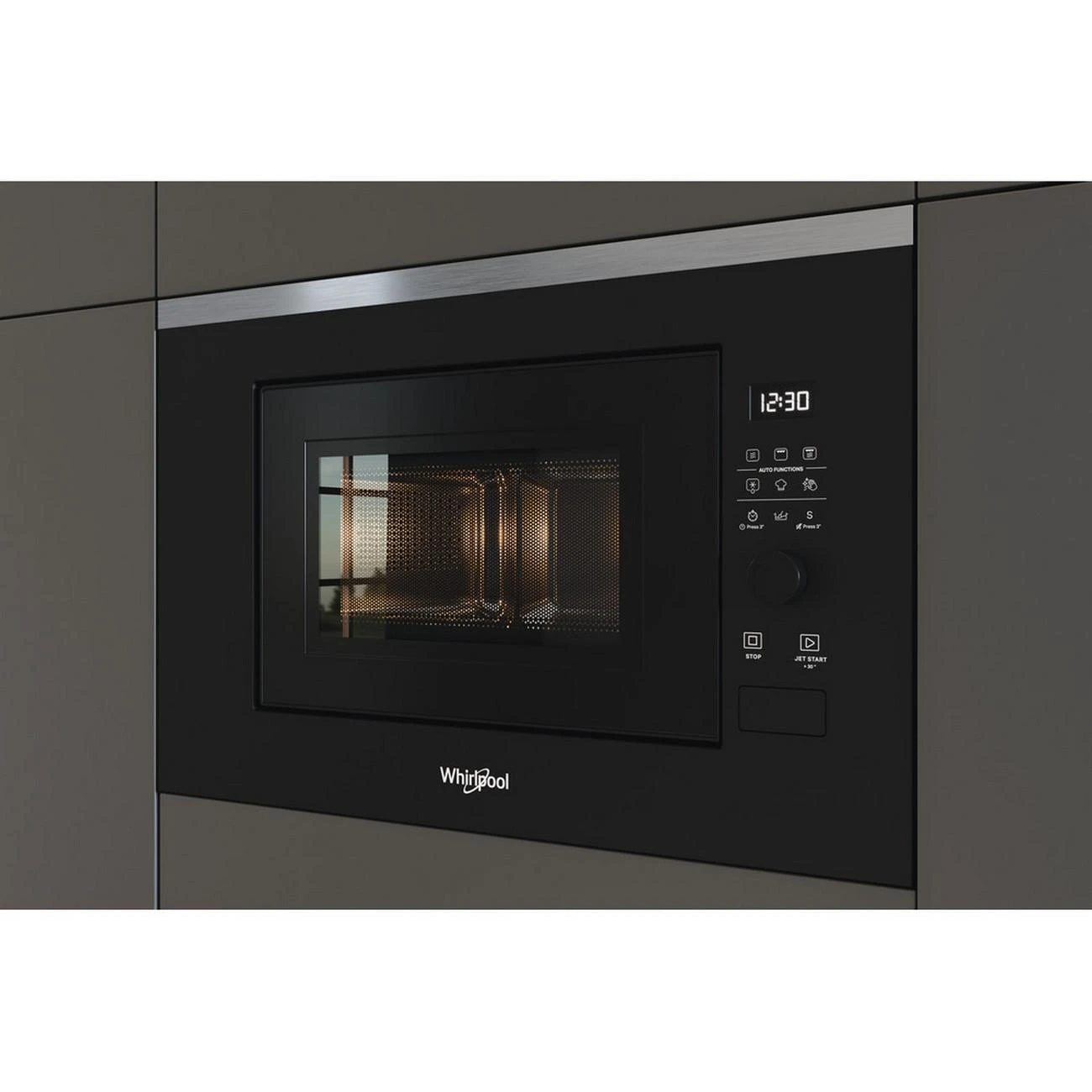 Įmontuojama mikrobangų krosnelė Whirlpool WMF200G NB