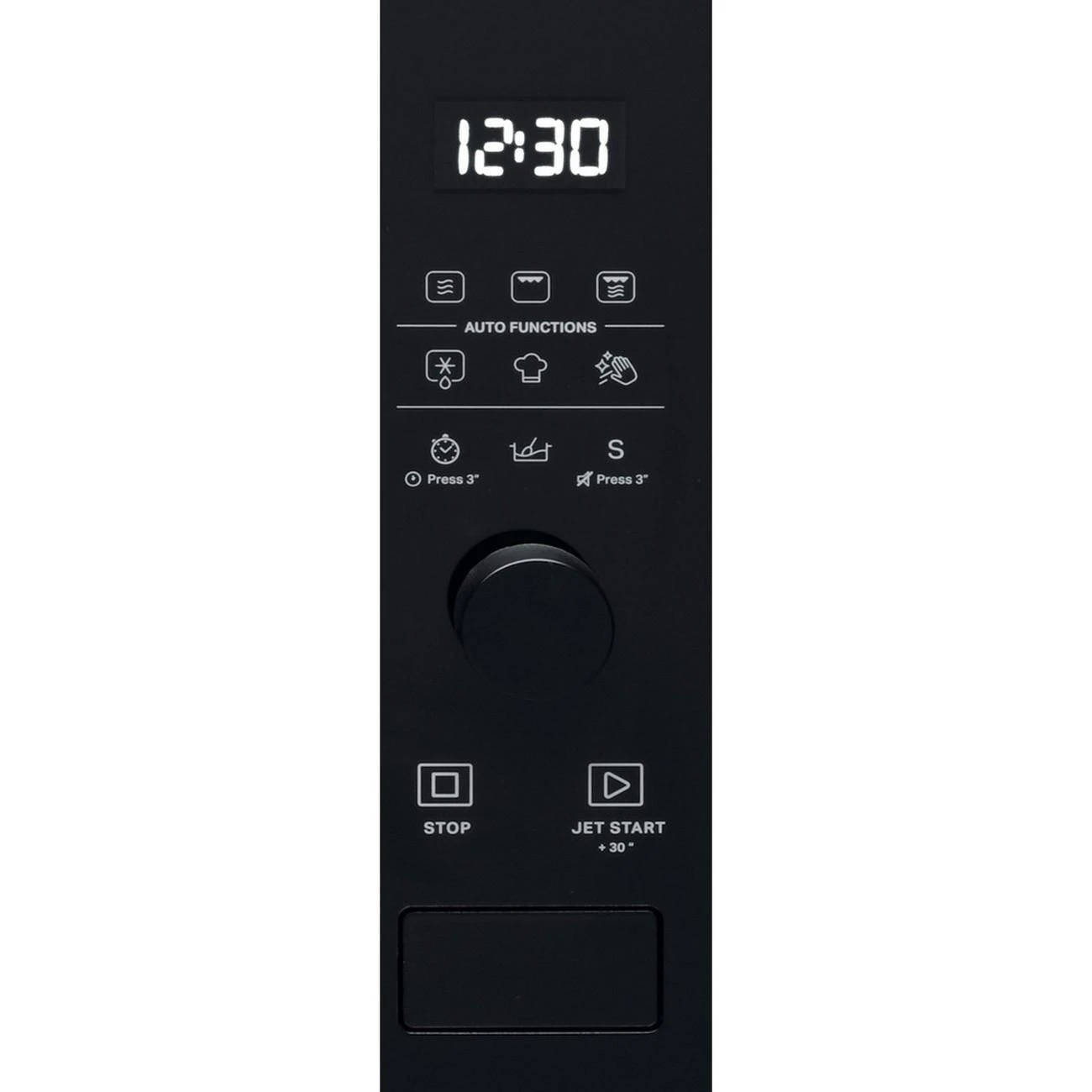 Whirlpool WMF201G mikrobangų krosnelė Įmontuoti Mikrobangų krosnelė su kepsninės funkcija 20 L 800 W Juoda, Nerūdijančiojo plieno