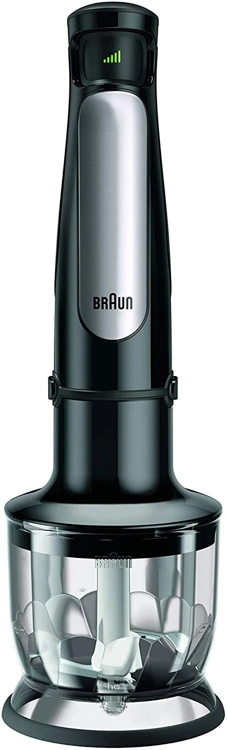 Braun MQ 7025X 0,6 L Panardinamas maišytuvas Juoda, Nerūdijančiojo plieno 1000 W