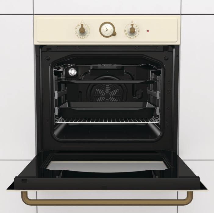 Orkaitė Gorenje Orkaitė BO7732CLI Įmontuojama, 71 L, Ivory, AquaClean