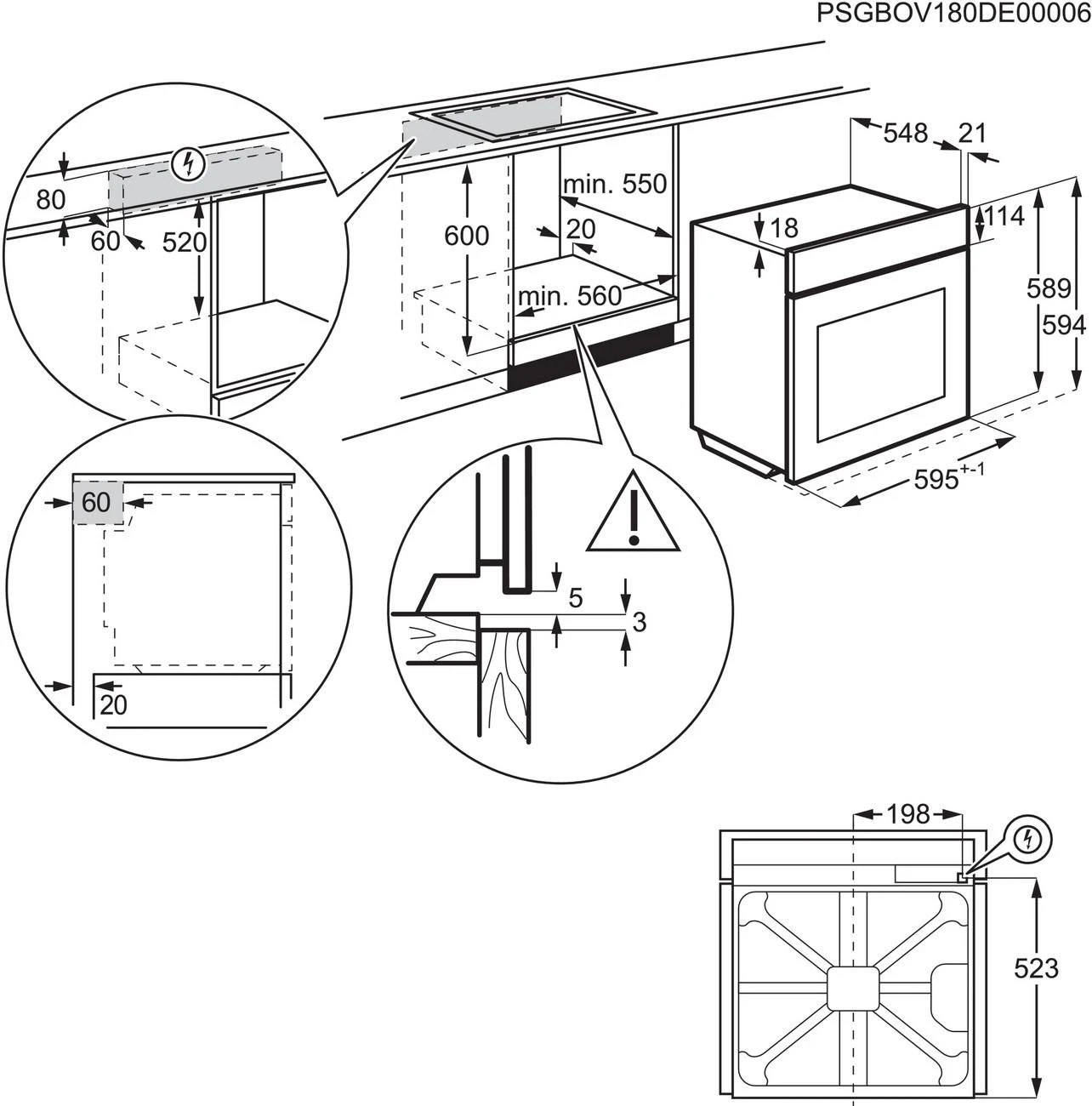 Orkaitė Electrolux EOD3H70X