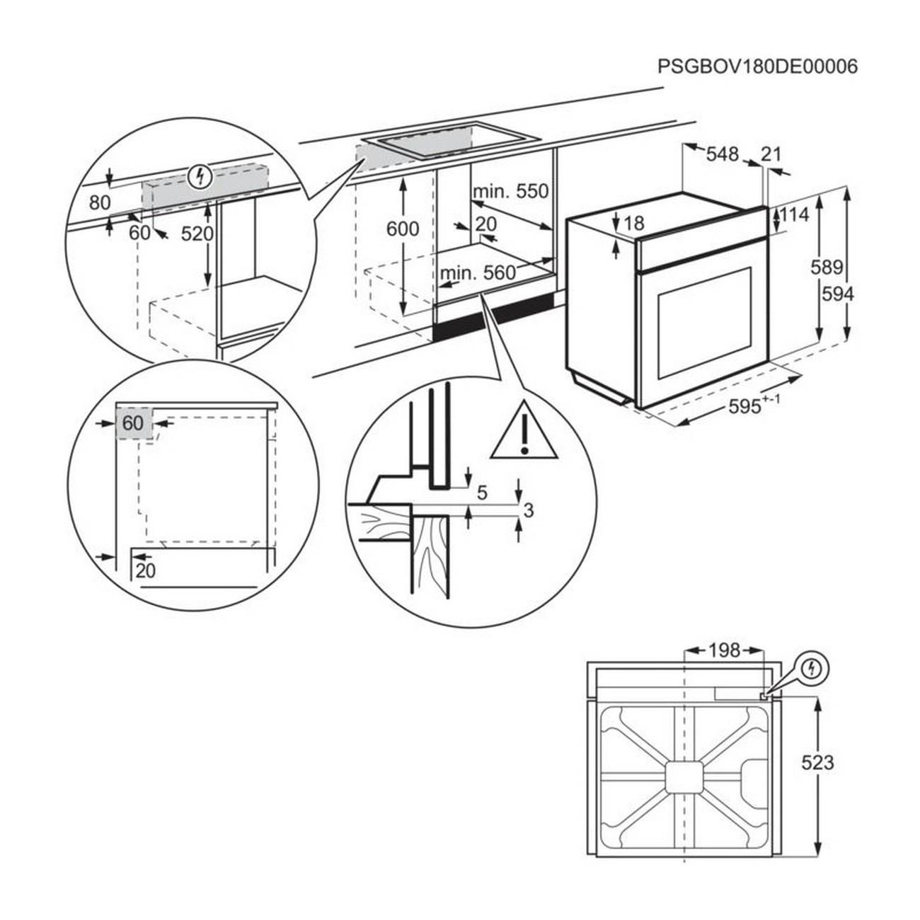 Orkaitė Electrolux EOE8P39WX
