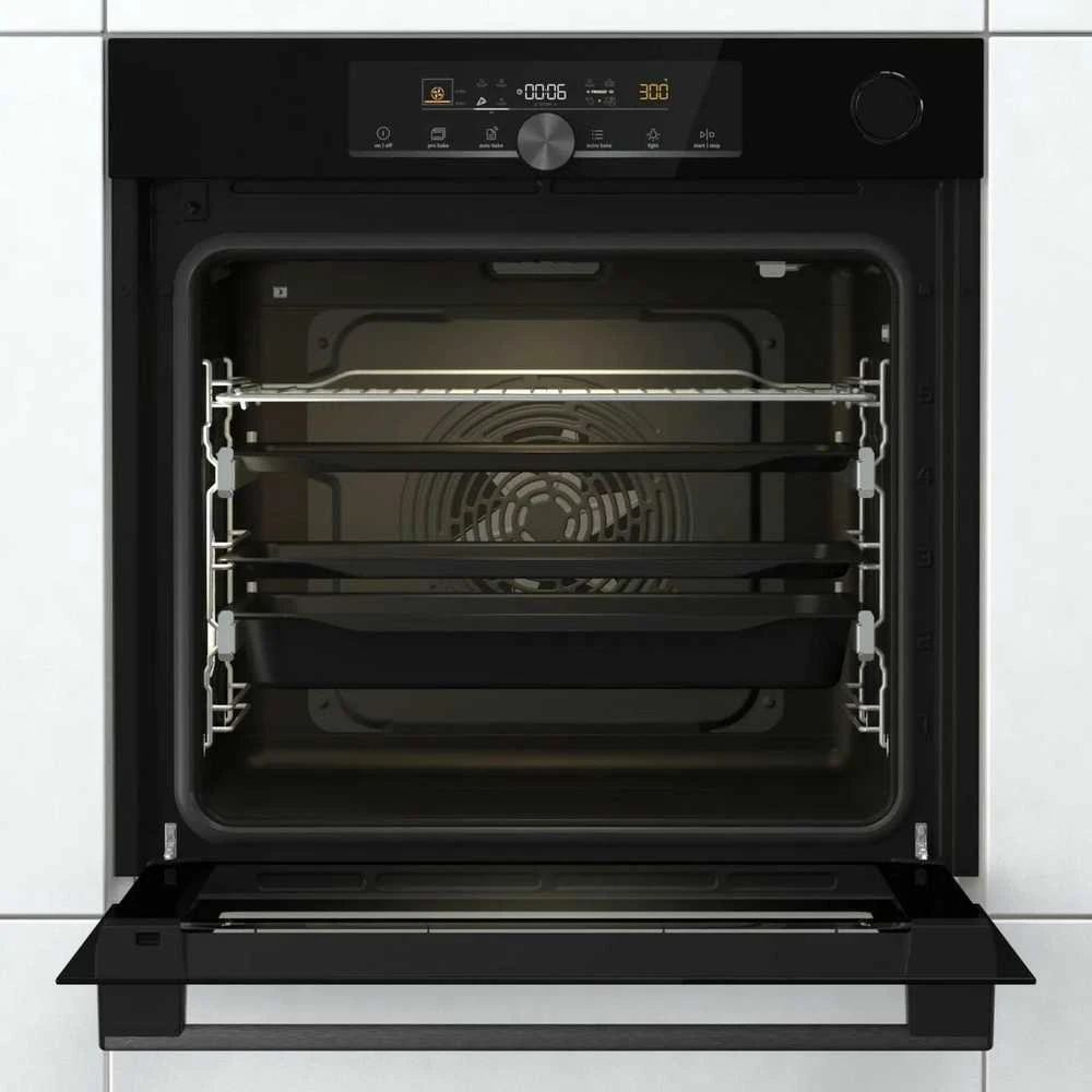 Gorenje | Orkaitė | BSA6747A04BG | 77 L | Daugiafunkcis | EcoClean | Mechaninis valdymas | Garų funkcija | Konvekcija | Aukštis 59,5 cm | Plotis 59,5 cm | Juodas