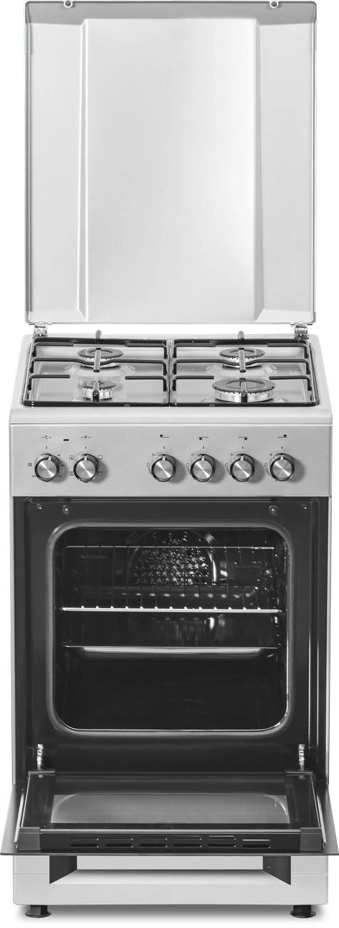 Viryklė Simfer | Cooker | 5405SERGG | Hob type Gas | Oven type Electric | Nerūdijantis plienas | Plotis 50 cm | Electronic ignition | Gylis 60 cm | 43 L