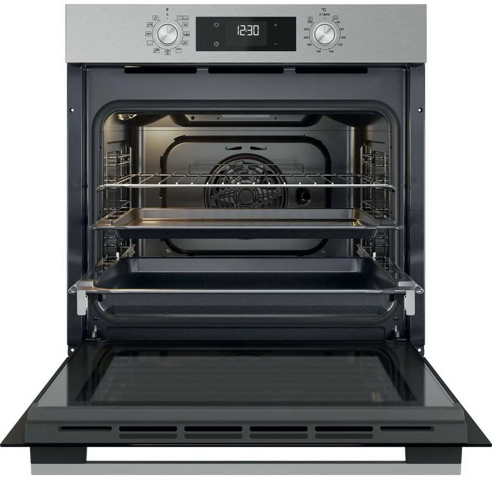 WHIRLPOOL orkaitė OMK58HU1X, plotis 60 cm, energijos klasė A+, nerūdijantis plienas