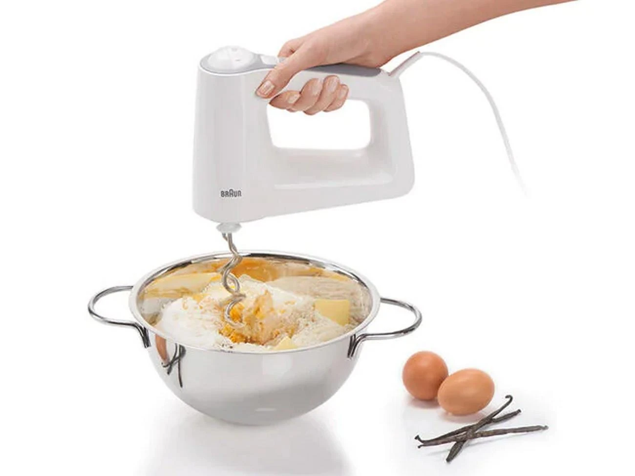 Plakiklis „Braun“ buitinis maišytuvas HM3135 „Braun MultiMix 3“.