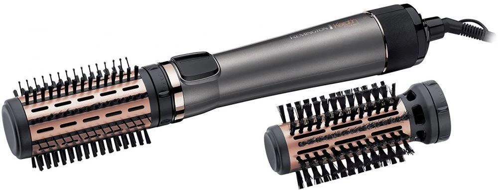 Remington Keratin Protect Rotating Air Styler | AS8810 | Keraminė šildymo sistema | Šildymo lygių skaičius 2 | 100 W | Pilkas/Juodas