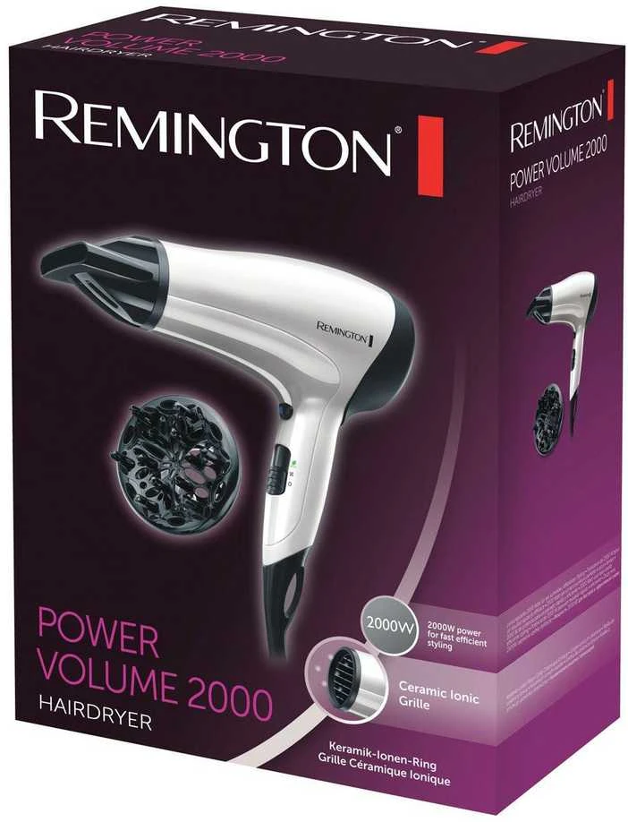 Plaukų džiovintuvas Remington Power Volume 2000 Balta 2000 W