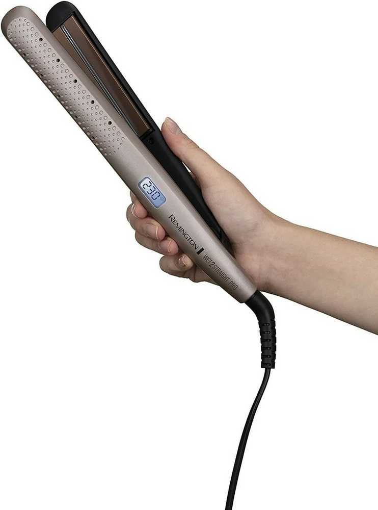 Remington | Wet 2 Straight PRO Plaukų tiesintuvas | S7970 | Ceramic heating system | Temperature (max) 230 °C | Rožinė/Gold