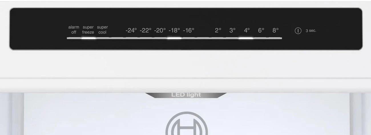 Šaldytuvas Bosch KGN362LDF 4 serija, Nerūdijančio plieno efektas
