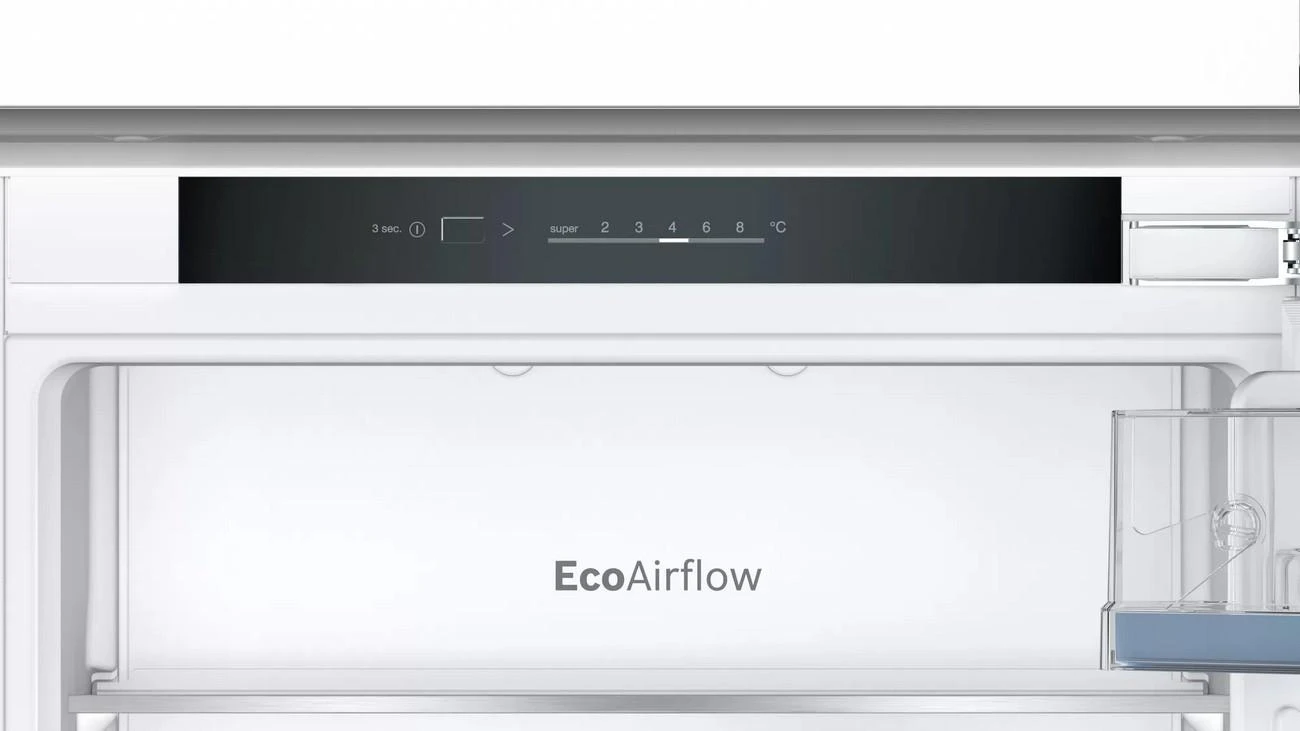 Įmontuojamas šaldytuvas Bosch KIV86VFE1 4 serija, Baltos spalvos