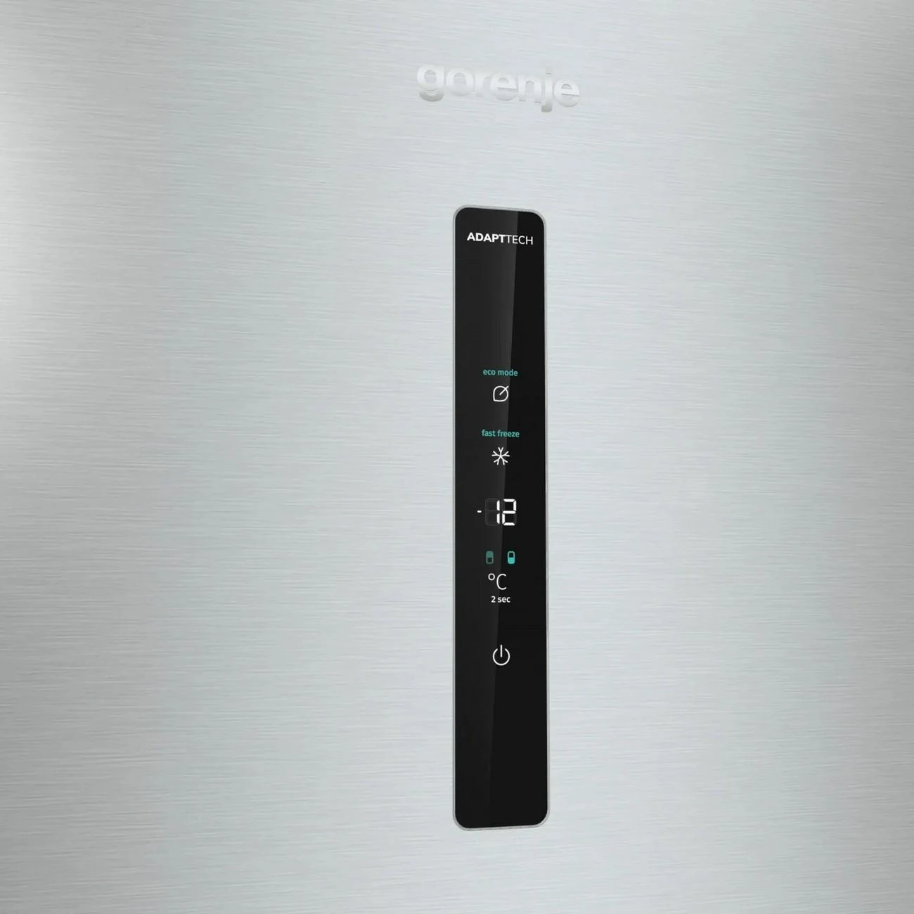 Gorenje | Šaldytuvas | NRK6192AXL4 | Energy efficiency class E | Free standing | Combi | Height 185 cm | No Frost system | Šaldytuvas net capacity 204 L | Šaldiklis net capacity 96 L | Ekranas | 38 dB | Stainless Steel