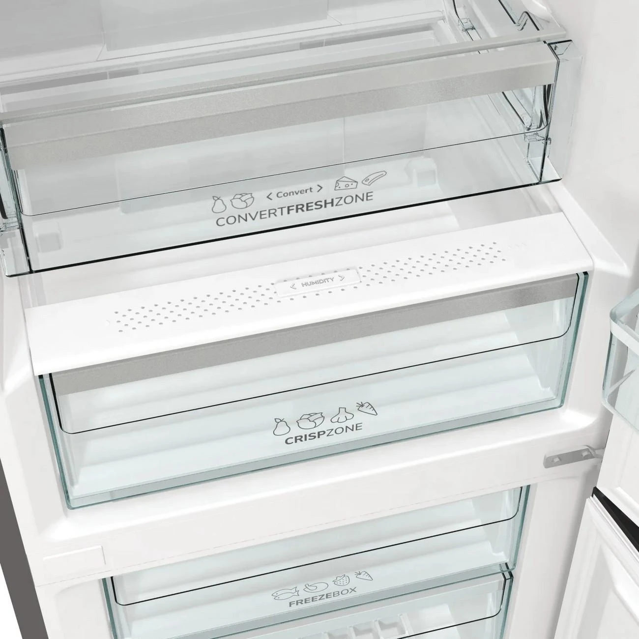 Gorenje | Šaldytuvas | NRK6192AXL4 | Energy efficiency class E | Free standing | Combi | Height 185 cm | No Frost system | Šaldytuvas net capacity 204 L | Šaldiklis net capacity 96 L | Ekranas | 38 dB | Stainless Steel