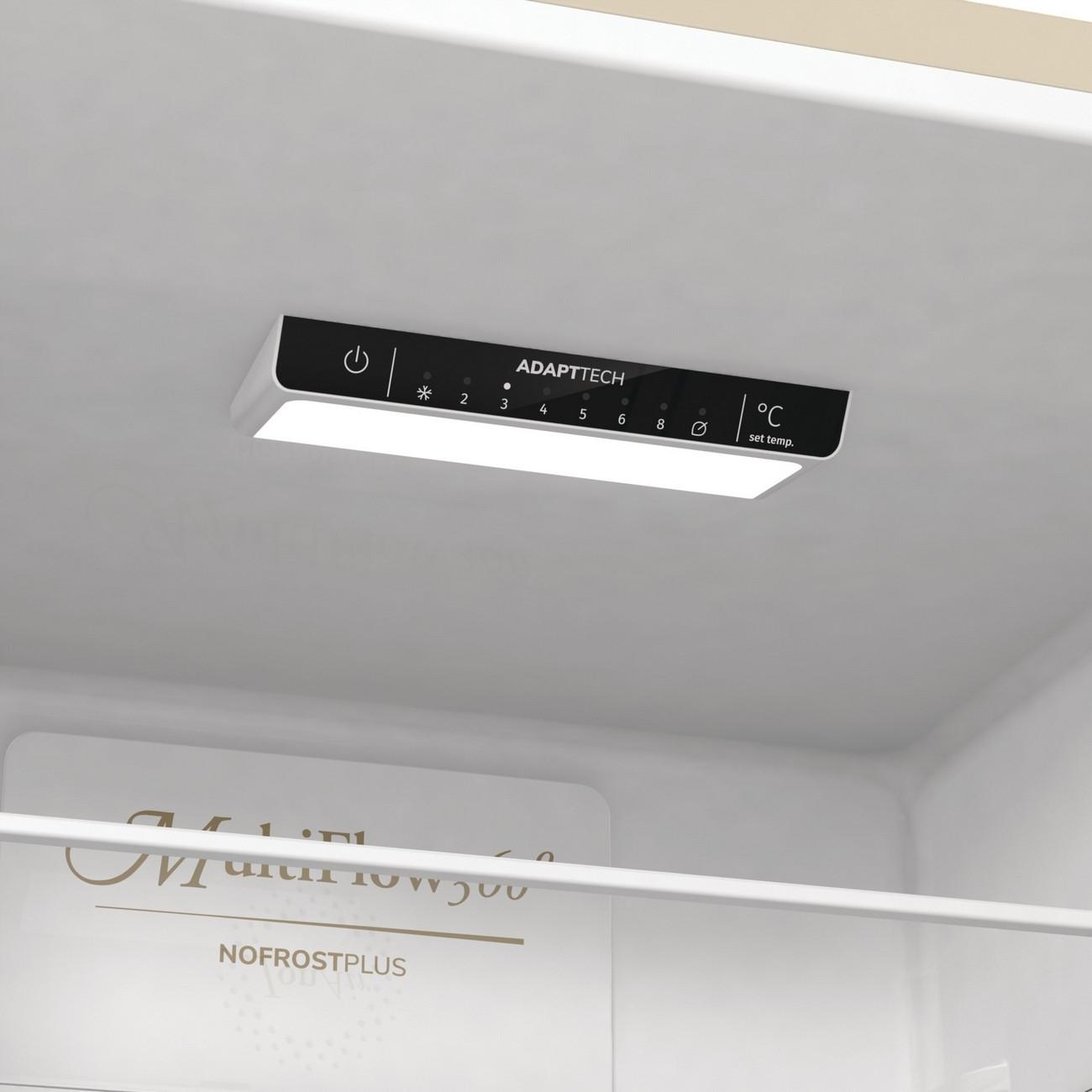 Gorenje Šaldytuvas-šaldiklis NRK6202CLI, modelis - NRK6202CLI, žema ...
