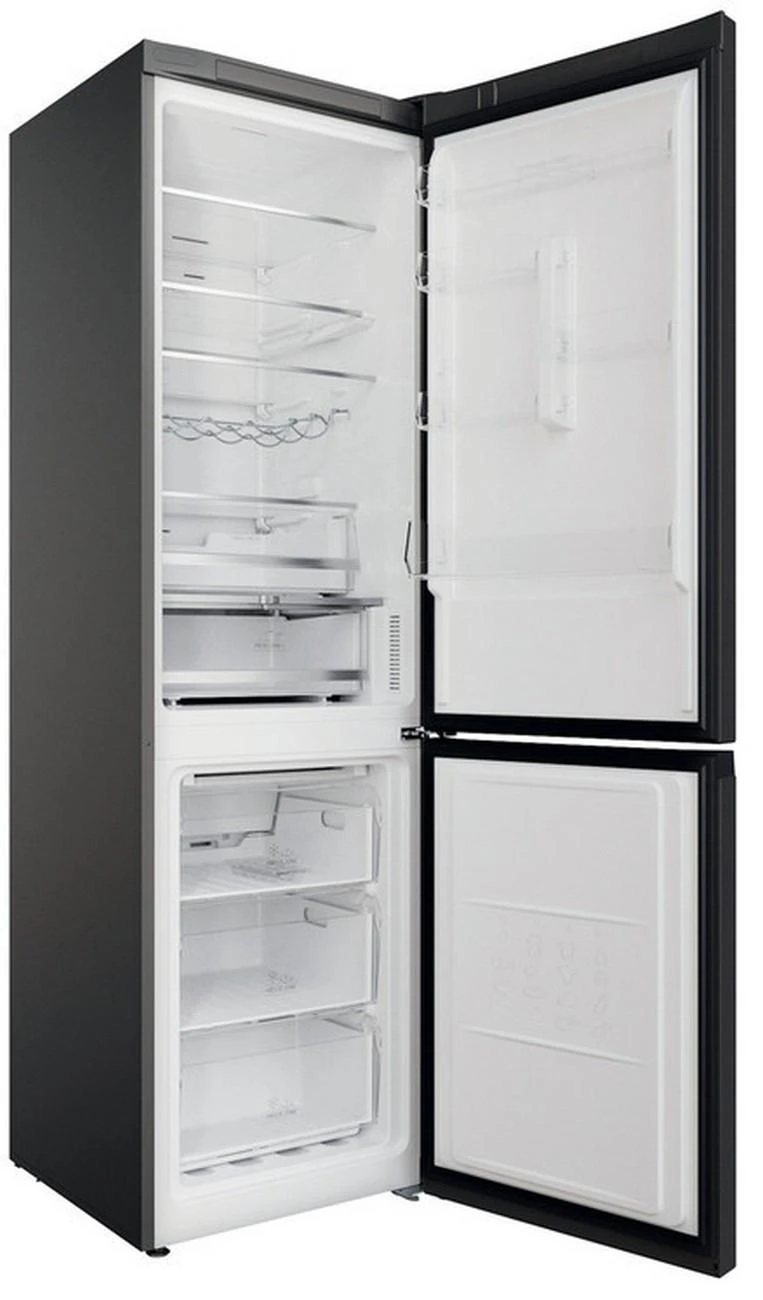Hotpoint ARISTON 203 cm aukščio No Frost juodos/sidabro spalvos šaldytuvas Hotpoint HAFC9 TO32SK