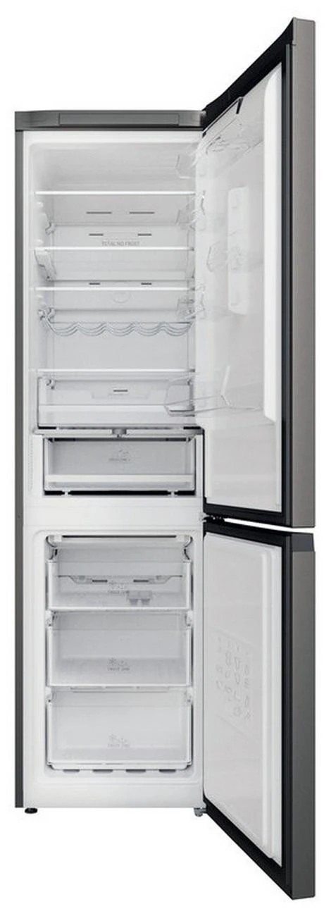 Hotpoint ARISTON 203 cm aukščio No Frost juodos/sidabro spalvos šaldytuvas Hotpoint HAFC9 TO32SK