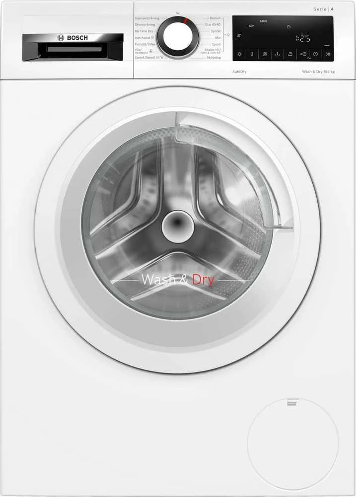 Skalbimo mašina Skalbyklė-džiovyklė Bosch WNA134L0SN , 8/5kg.