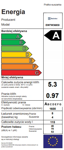 Skalbimo mašina Electrolux EW7W368SI