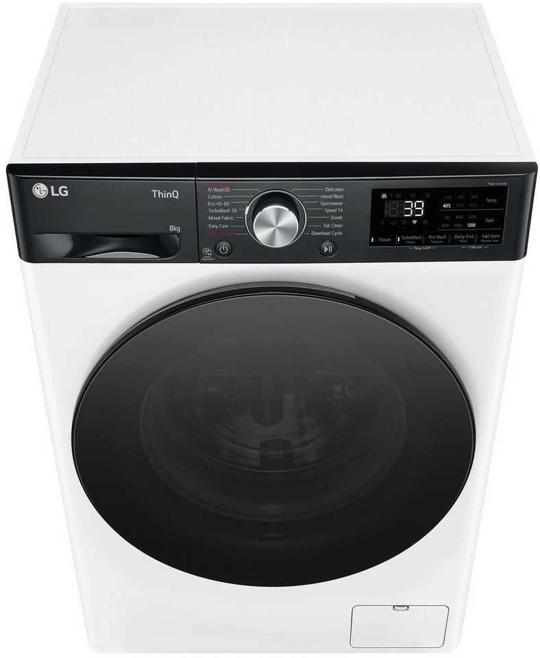 Skalbimo mašina LG F2WR708S2H 8kg. 47,5cm gylio