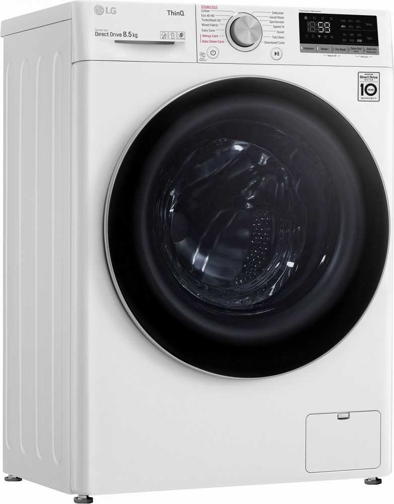 Skalbimo mašina LG F2WR709S2W, 9 kg, 47.5 cm, Wi-Fi