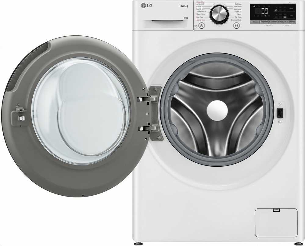 Skalbimo mašina LG F2WR709S2W, 9 kg, 47.5 cm, Wi-Fi