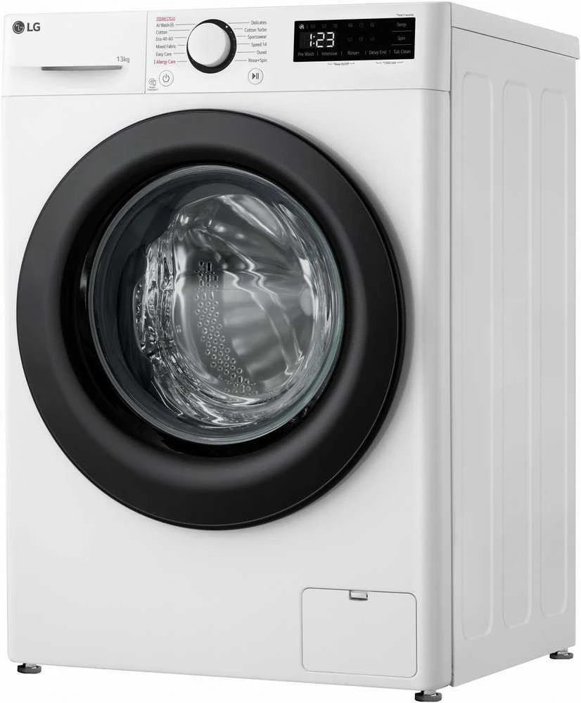 LG | Skalbimo mašina | F4WR513SBW | Energy efficiency class A-10% | Front loading | Skalbimo talpa 13 kg | 1400 RPM | Gylis 61.5 cm | Plotis 60 cm | LED | Direct drive | Baltas