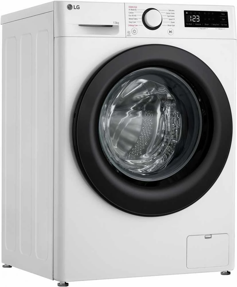 LG | Skalbimo mašina | F4WR513SBW | Energy efficiency class A-10% | Front loading | Skalbimo talpa 13 kg | 1400 RPM | Gylis 61.5 cm | Plotis 60 cm | LED | Direct drive | Baltas
