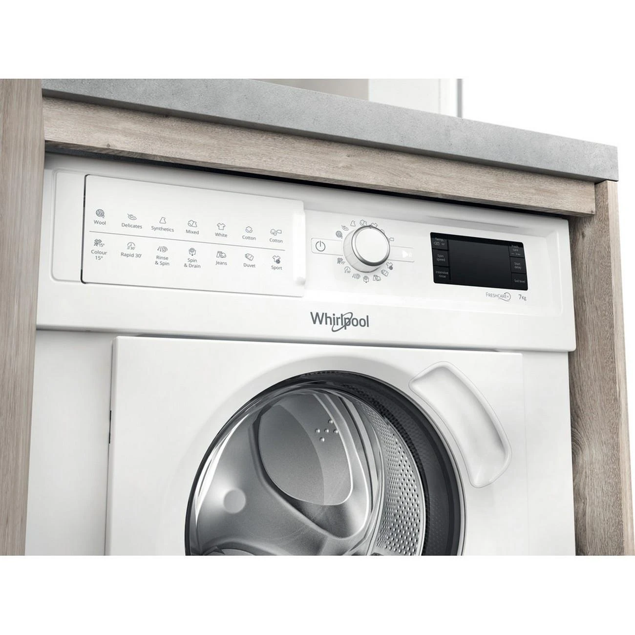 Įmontuojama skalbimo mašina Whirlpool BI WMWG 71483E EU N