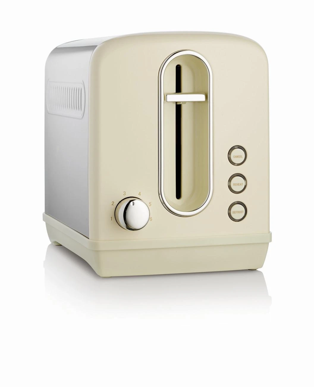 Skrudintuvas Gorenje Toaster T1100CLI rusvai gelsvas/ nerūdijantis plienas, Plastikas, metalas, 1100 W, Lizdų skaičius 2, Galios lygių skaičius 6,