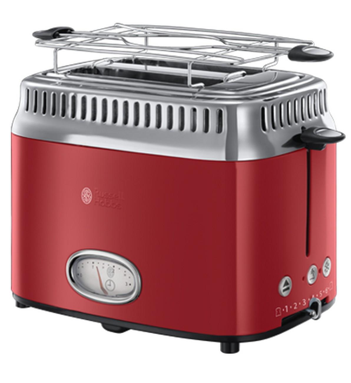 Russell Hobbs skrudintuvas Russel Hobbs Retro 21680-56 (1200 W, raudona spalva)