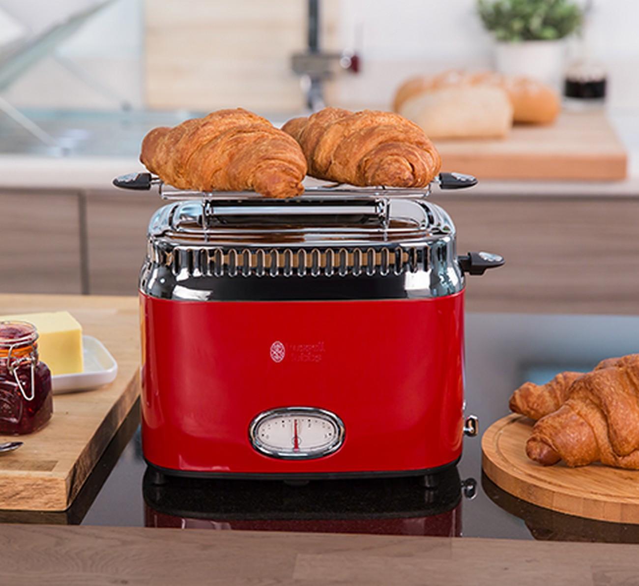 Russell Hobbs skrudintuvas Russel Hobbs Retro 21680-56 (1200 W, raudona spalva)