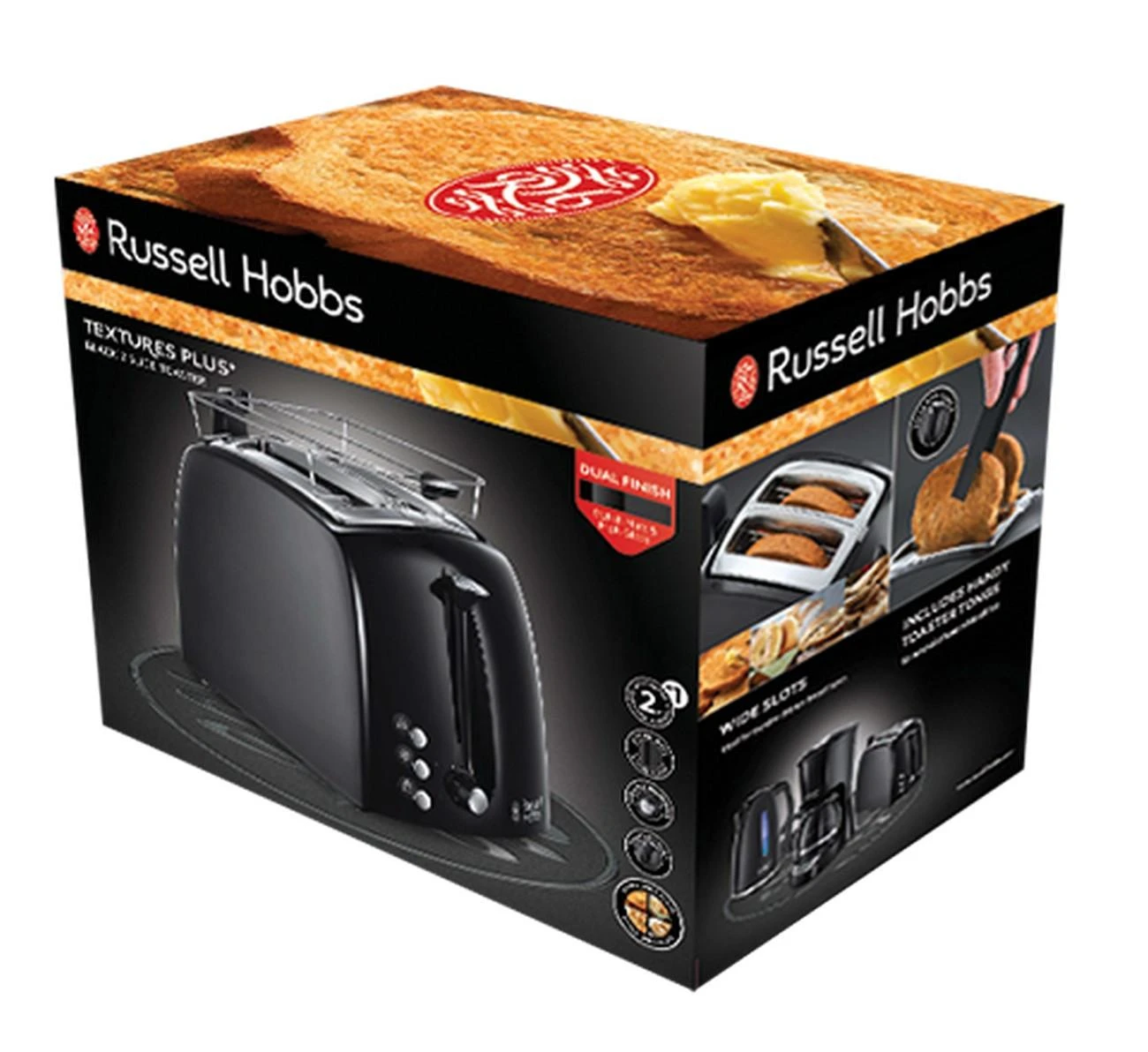 Skrudintuvas Russell Hobbs Toaster Textures Plus (22601-56) (2260156)