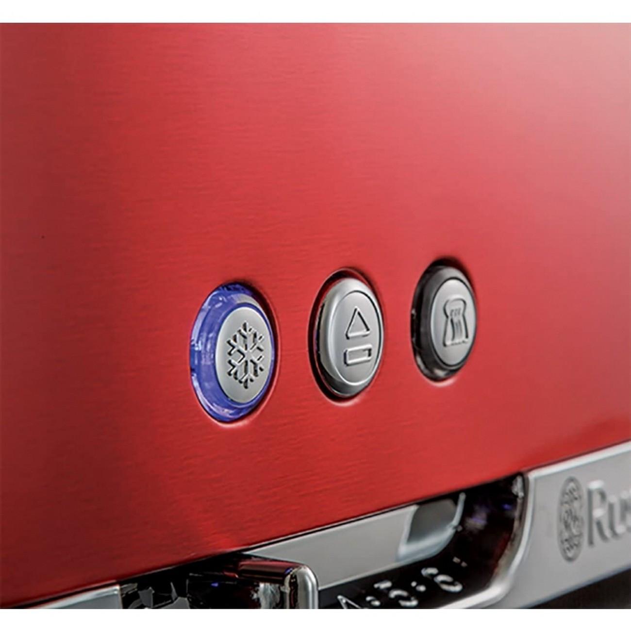 Skrudintuvas Russell Hobbs Luna Solar Raudona Long Slot (23250-56)