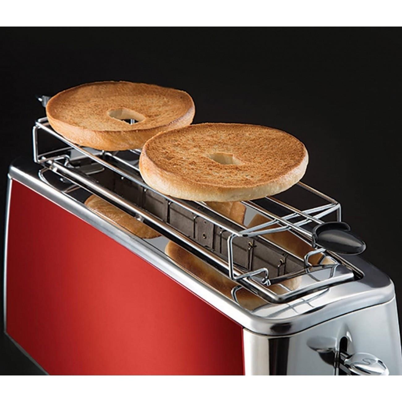 Skrudintuvas Russell Hobbs Luna Solar Raudona Long Slot (23250-56)
