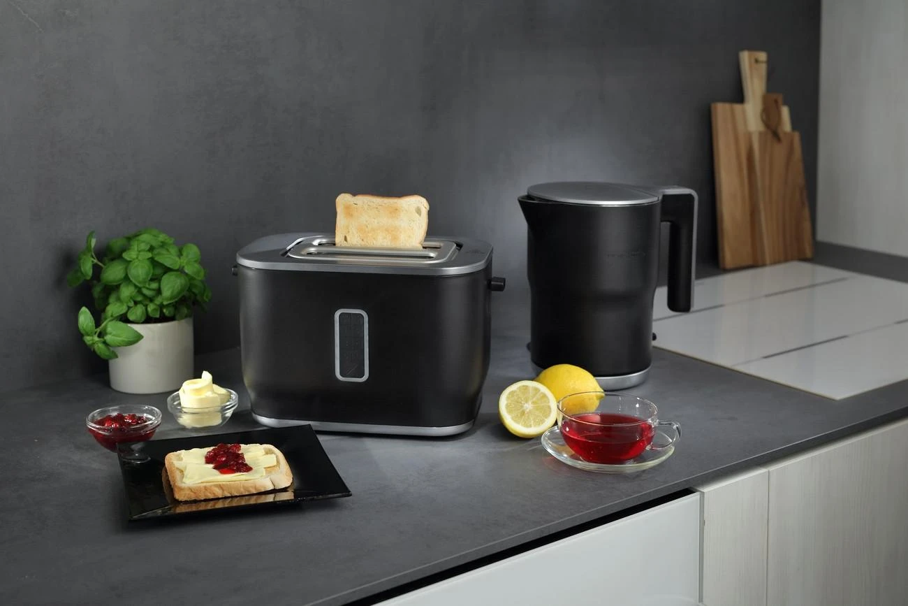 Gorenje | Skrudintuvas Ora Ito dizainas | T800ORAB | Galia 800 W | Lizdų skaičius 2 | Korpuso medžiaga Plastikas | Juodas