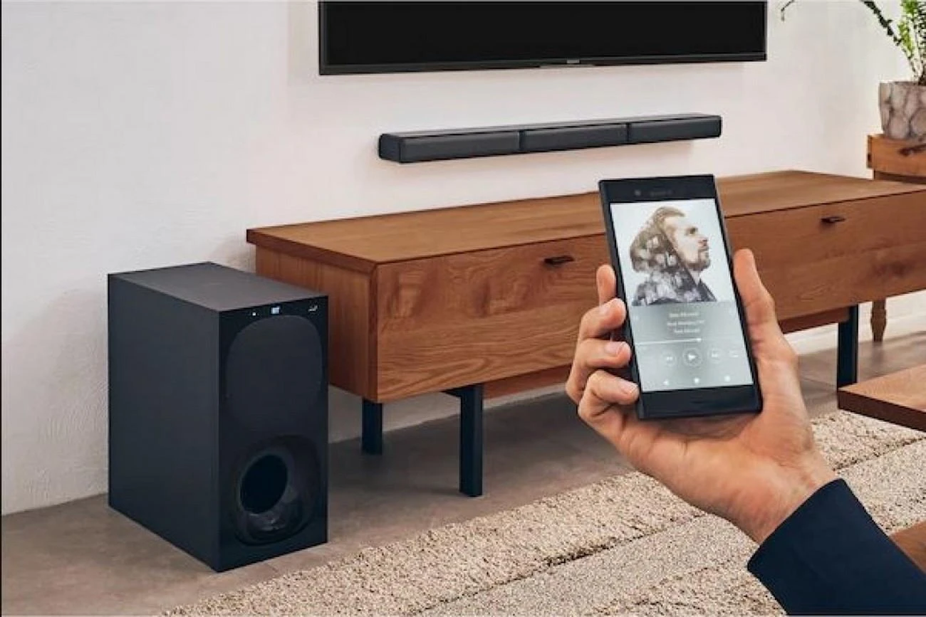 Namų kino sistema Sony | HT-S40R 5.1ch Home Cinema Soundbar with Wireless Rear Speakers | Juodas | No | USB port | Wi-Fi | Bluetooth | Belaidė jungtis