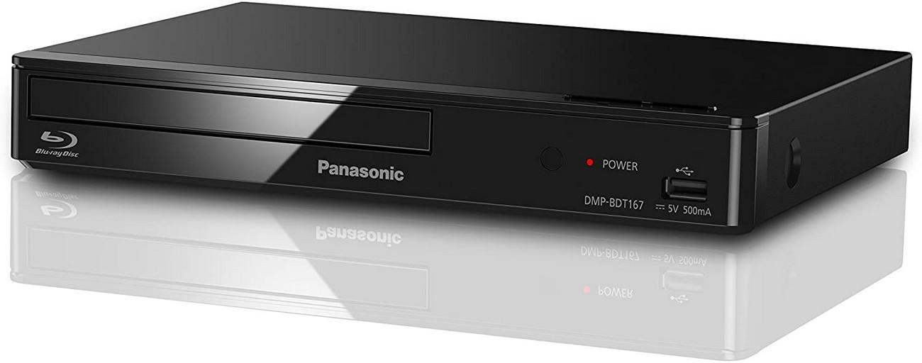 Vaizdo grotuvas „Panasonic Blu-ray“ diskų grotuvas DMP-BDT167EG, Xvid, MKV, MP4, FLAC, MP3, AAC, ALAC, DSD, „Wi-Fi“, USB jungtis