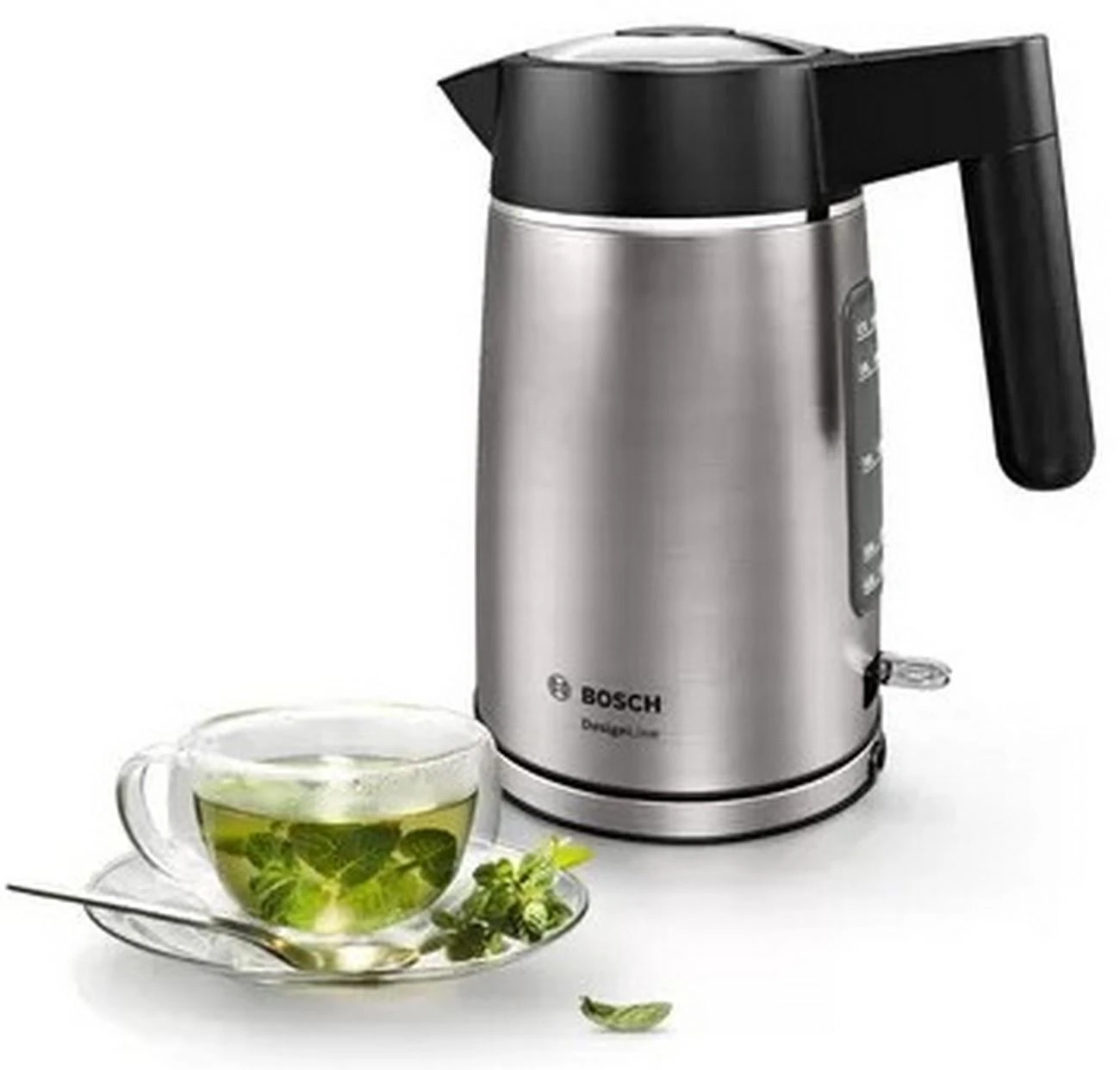 Bosch TWK5P480 Virdulys, DesignLine, Nerūdijančio plieno