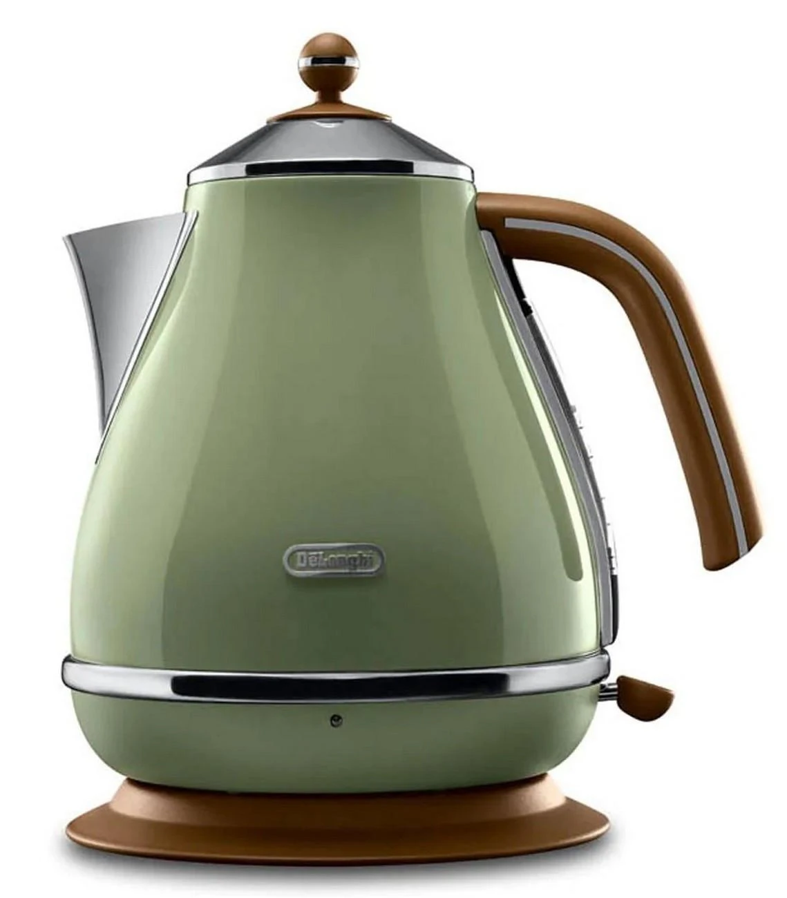 DELONGHI Icona Vintage Virdulys KBOV 2001.GR, 1,7L, 2000W, Nerūdijantis plienas, Žalias/Brown