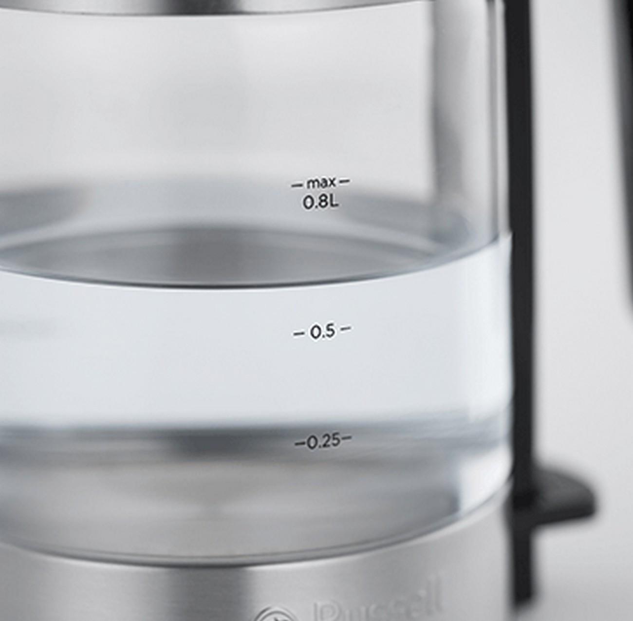 RUSSEL 24191-70 Elektrinis virdulys Russell Hobbs 24191-70 Compact Home | 0,8L glass